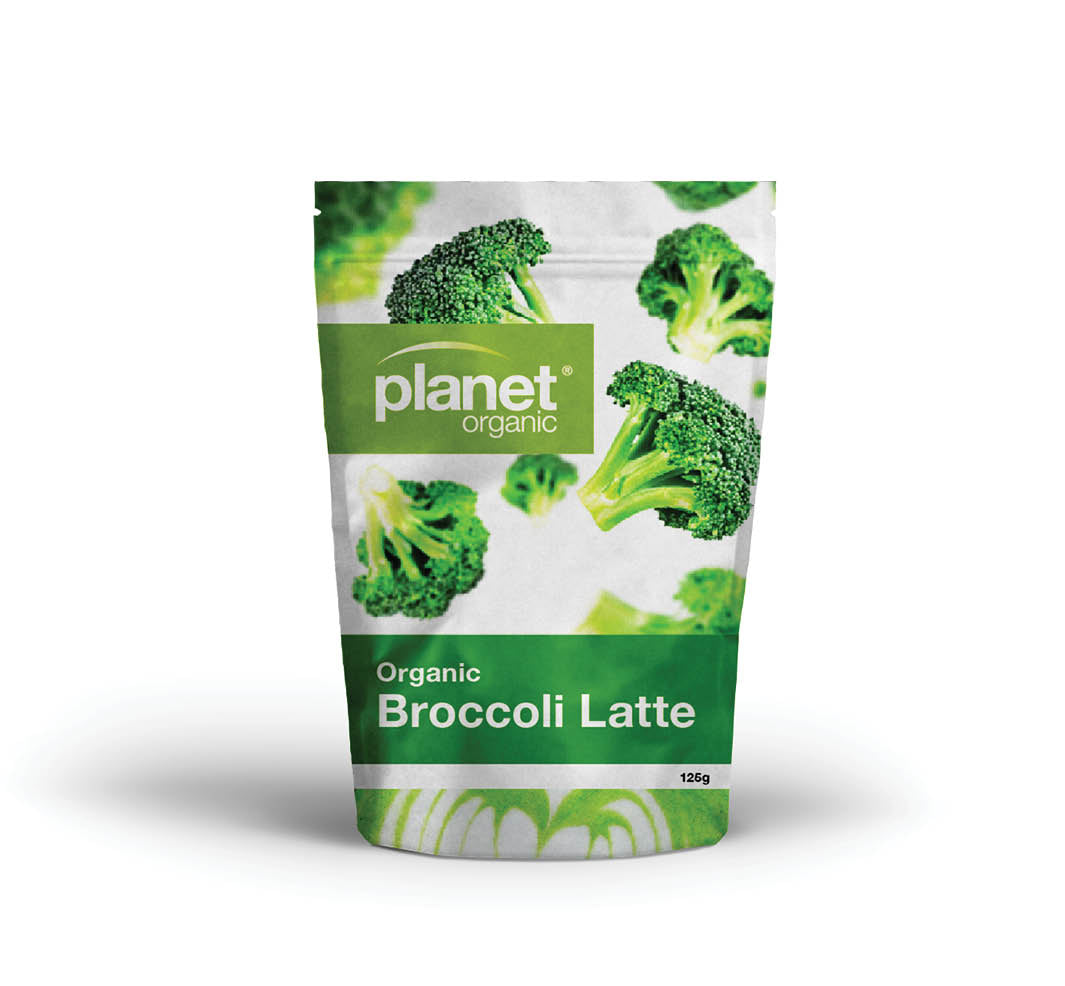 planet organic latte powder 100g broccoli latte