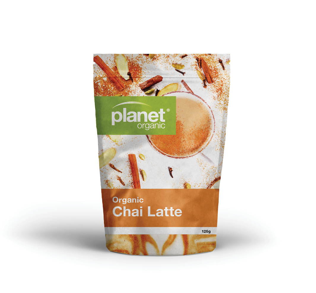 planet organic latte powder 100g chai latte