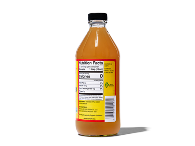 bragg apple cider vinegar unfiltered & contains the mother