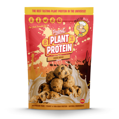 macro mike peanut plant protein cookie dough 520g