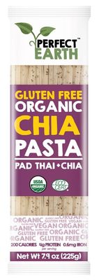 perfect earth organic rice & chia pasta 6 x 225g pad thai
