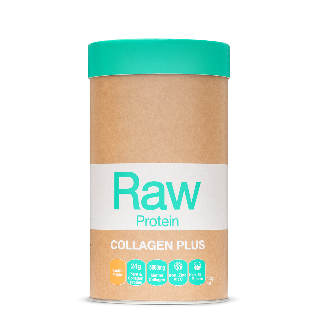 Amazonia Raw Protein Collagen Plus Vanilla Maple 450g