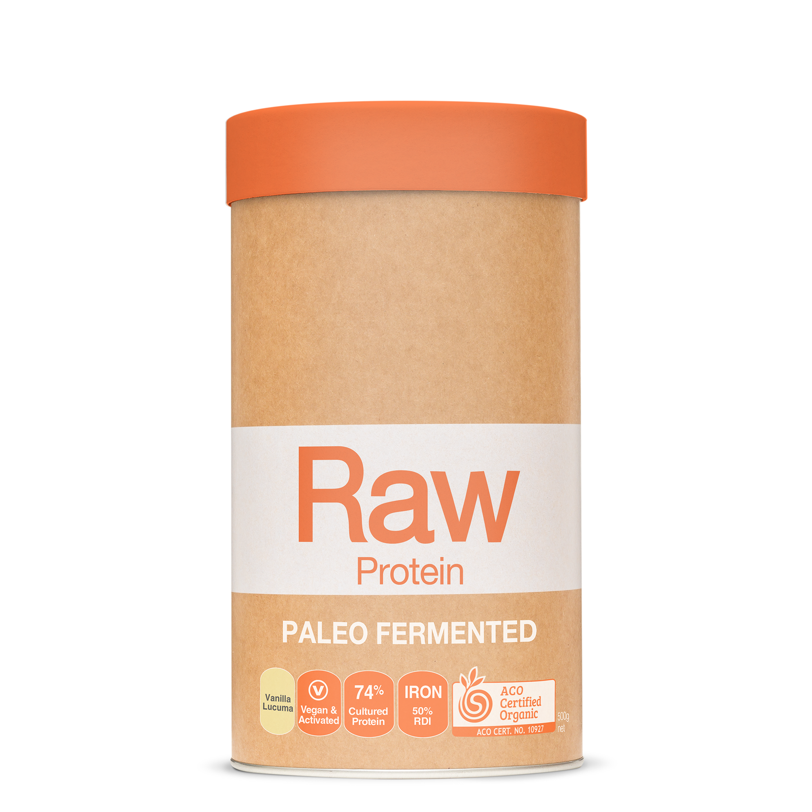 amazonia raw protein paleo fermented vanilla lucuma 500g