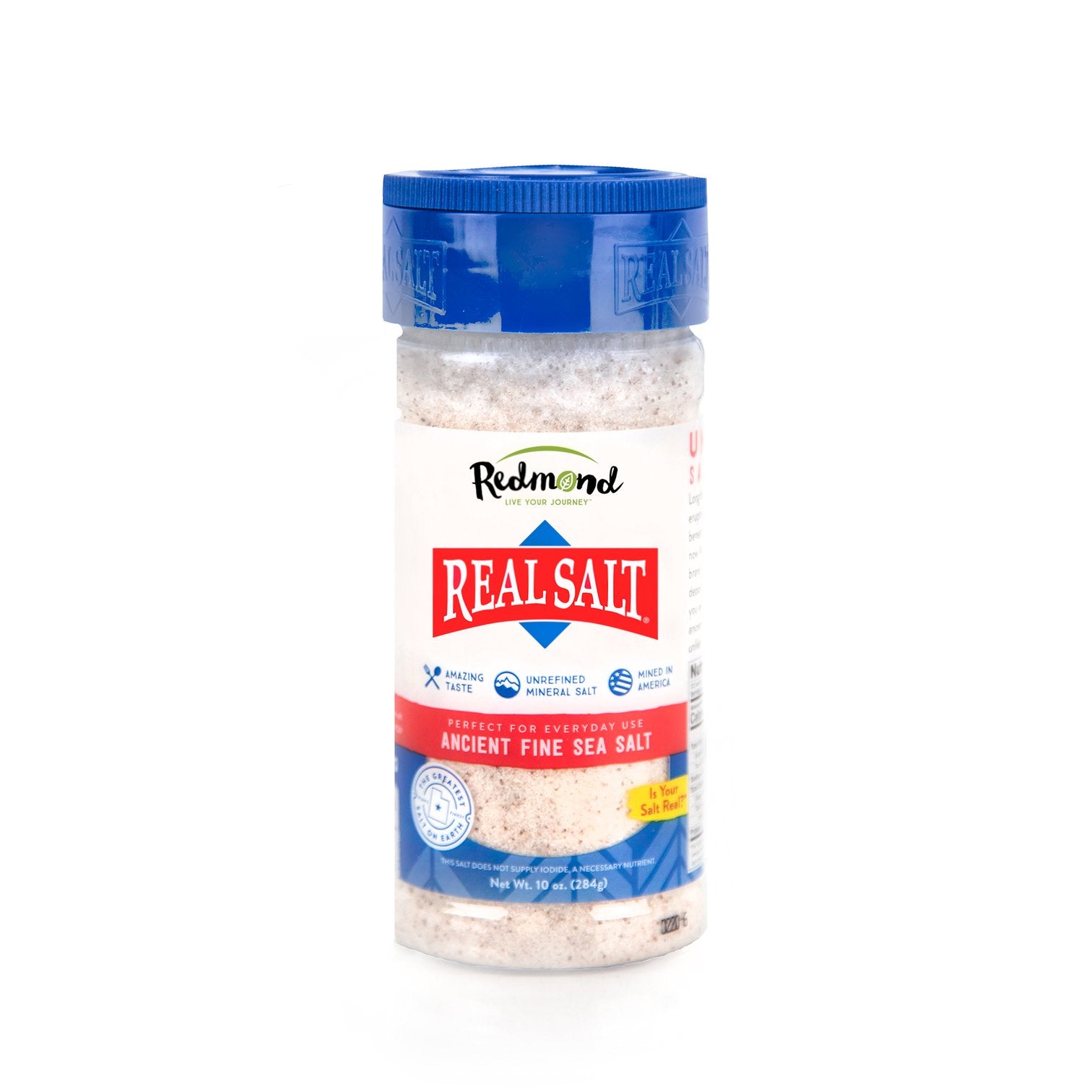 flash sale! redmond real salt - ancient sea salt fine 284gm shaker