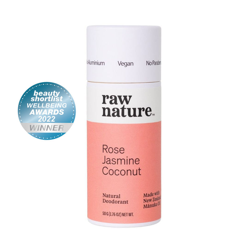 Raw Nature Deodorant Rose + Jasmine 50g