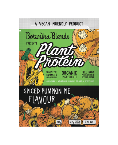 botanika blends plant protein spiced pumpkin pie 12 x 40g
