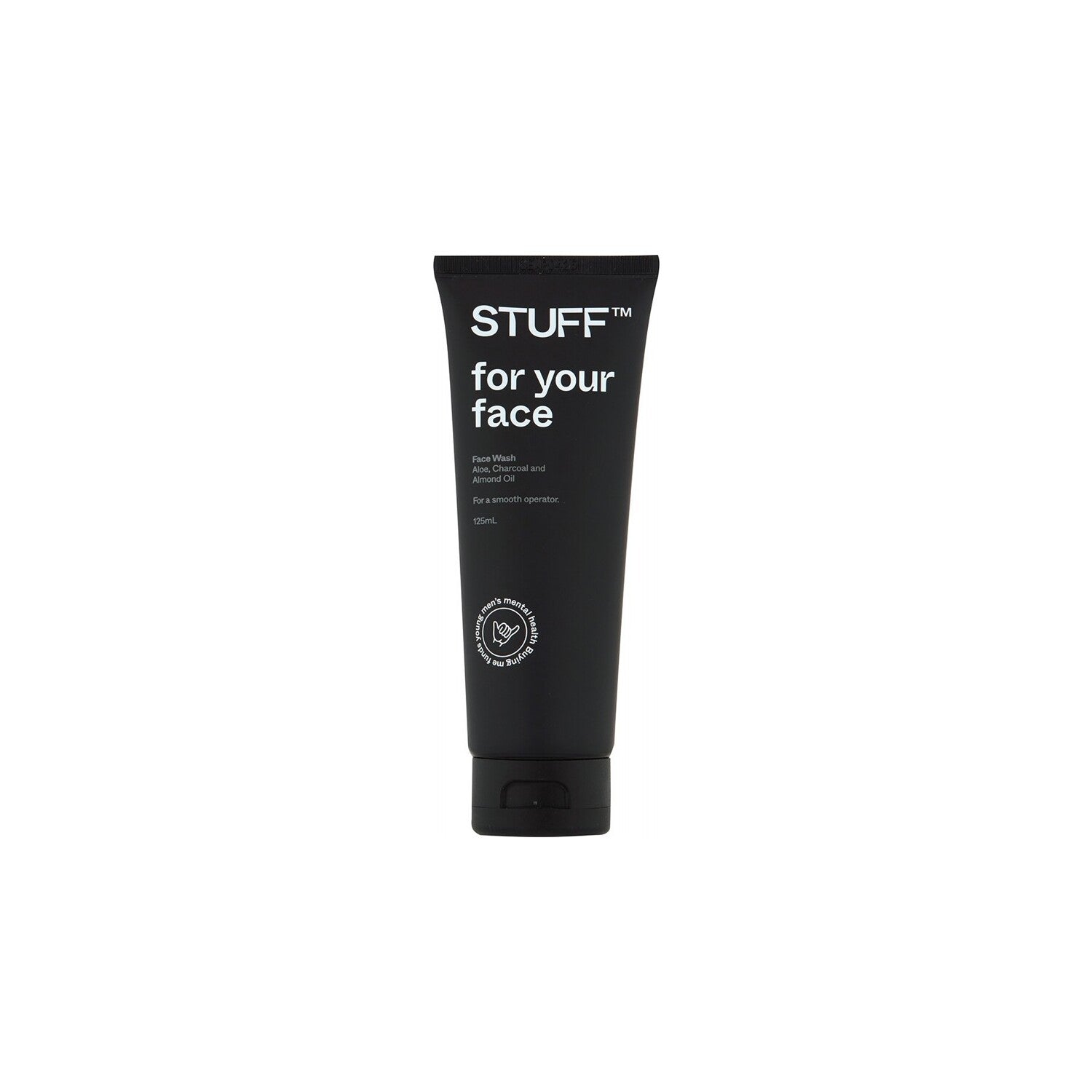 Stuff Face Wash Aloe, Charcoal And Almond Oil 125ml