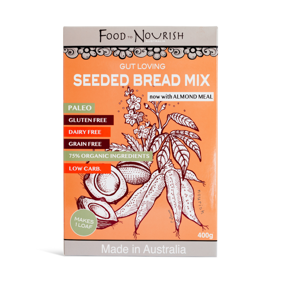 food to nourish paleo seeded bread mix 400g