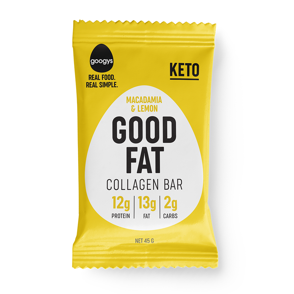 Googys Good Fat Collagen Bar Mixed 45g x 12