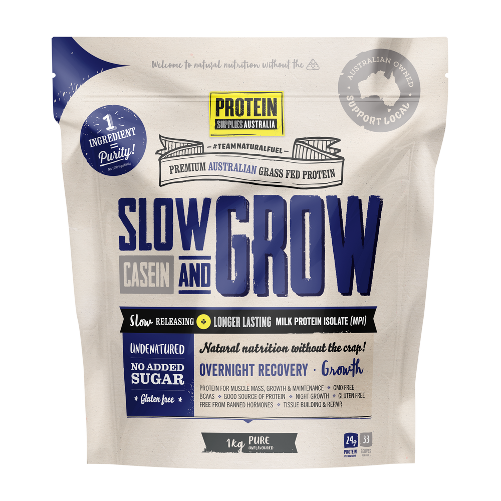 protein supplies aust. slow & grow (slow release) pure 1kg