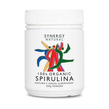 extra discounted! synergy natural organic  spirulina 200g powder