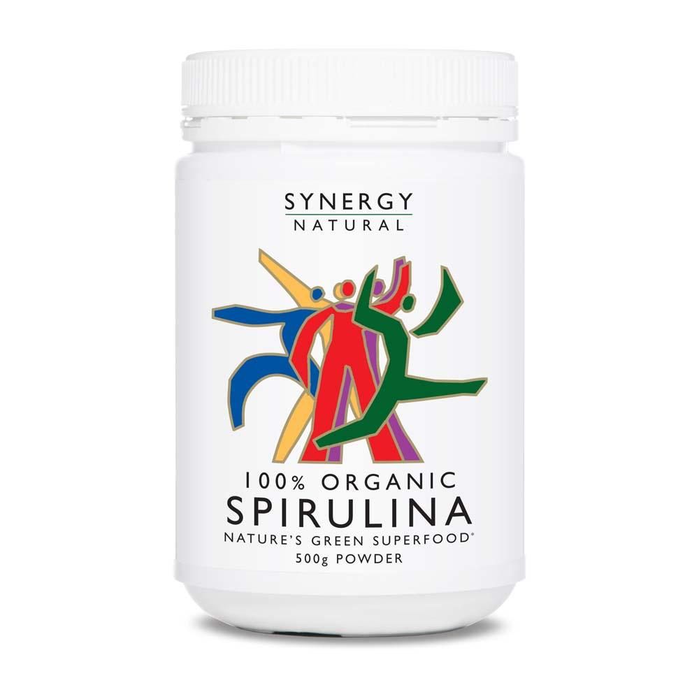 extra discounted! synergy natural organic  spirulina 500g powder