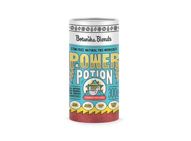 botanika blends power potion pre workout powder strawberry kiwi 300g
