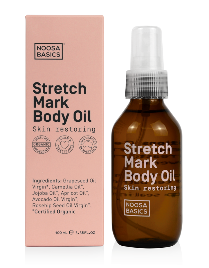 noosa basics stretch mark body oil 100ml