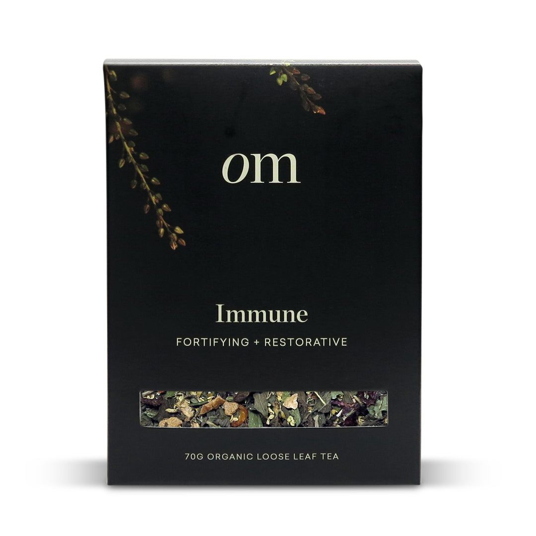 organic merchant immune tea tea box