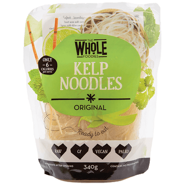 the whole foodies raw kelp noodles - original 340g