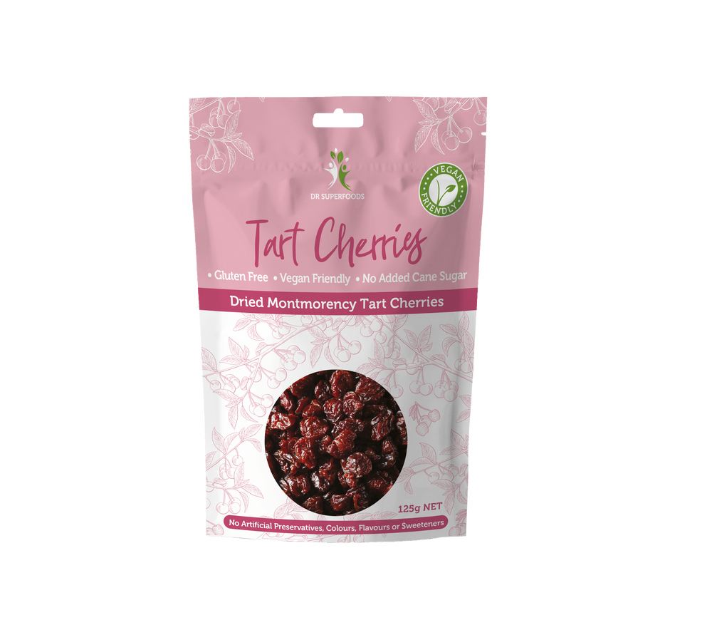 dr superfoods dried tart cherries 125g