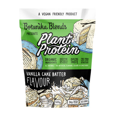 botanika blends plant protein vanilla cake batter 500 gms 500gms