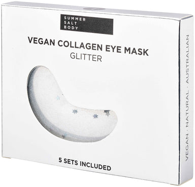 summer salt vegan collagen eye mask glitter