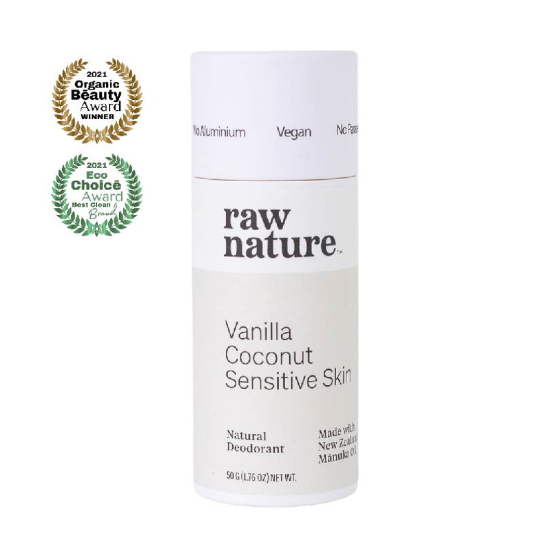 Raw Nature Deodorant Vanilla Sensitive Skin 50g