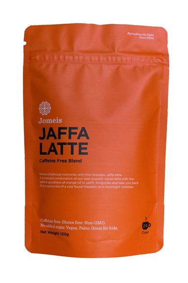 jomeis fine foods jaffa latte 120g
