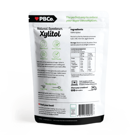 pbco xylitol natural sweetener 600g