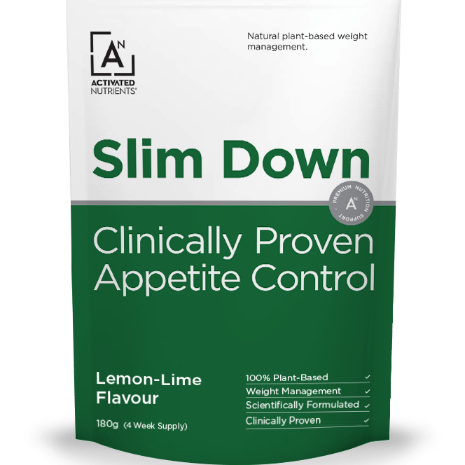 Activated Nutrients Vitamins 180g Activated Nutrients Slim Down (Clinically Proven Appetite Control) Lemon-Lime