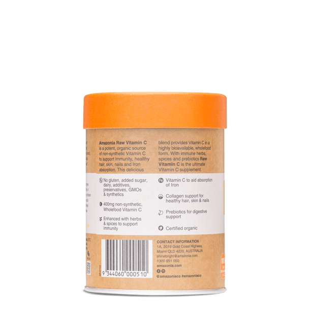 Amazonia Collagen Amazonia Raw Raw Wholefood Extracts Vitamin C+