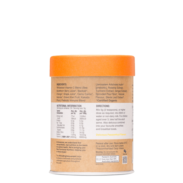 Amazonia Collagen Amazonia Raw Raw Wholefood Extracts Vitamin C+