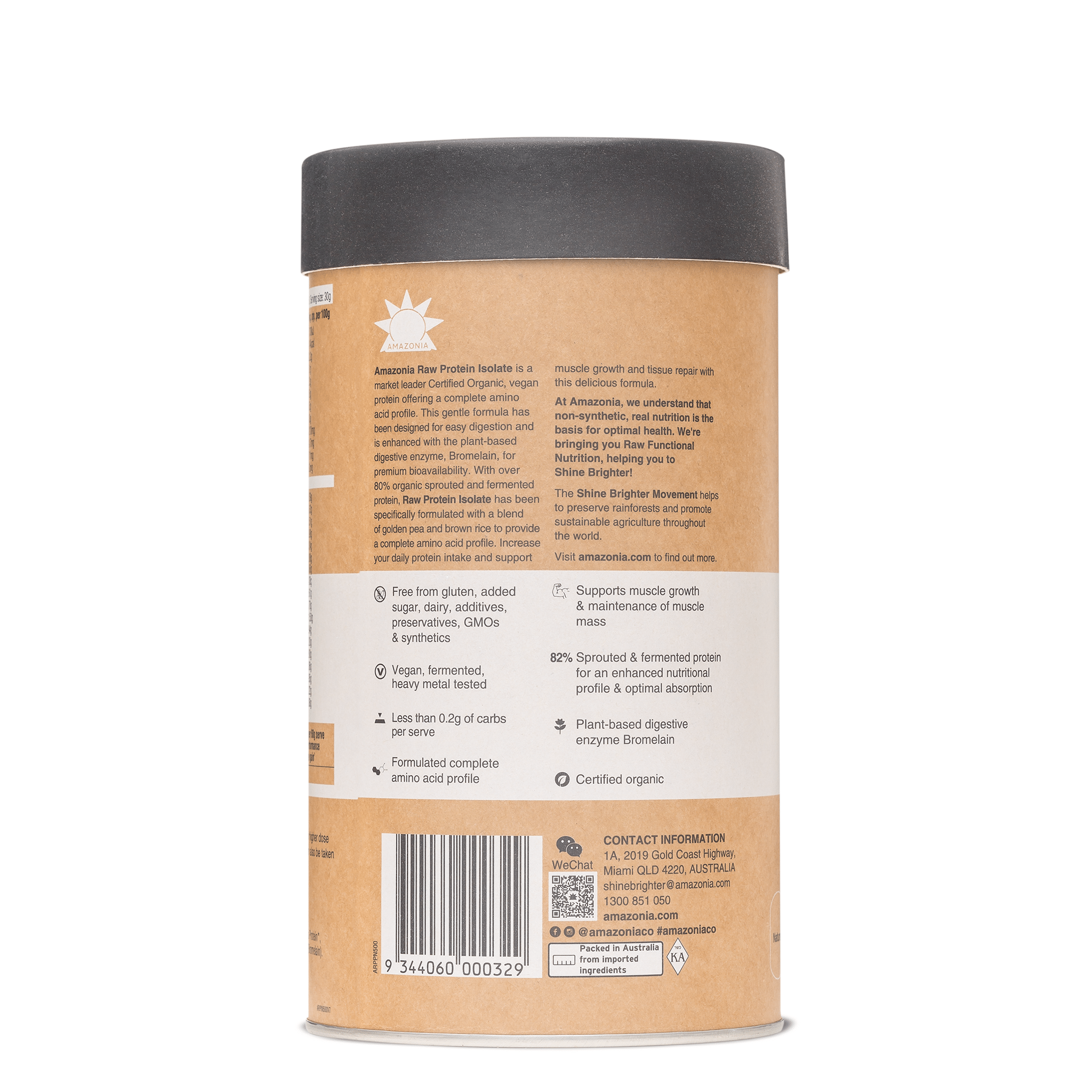Amazonia Protein Powder Amazonia Raw Protein Isolate Natural