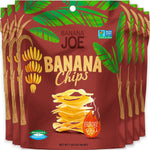 Banana Joe Snack Foods Banana Joe Banana Chips Hickory BBQ 6x46.8g