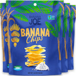 Banana Joe Snack Foods Banana Joe Banana Chips Sea Salt 6x46.8g