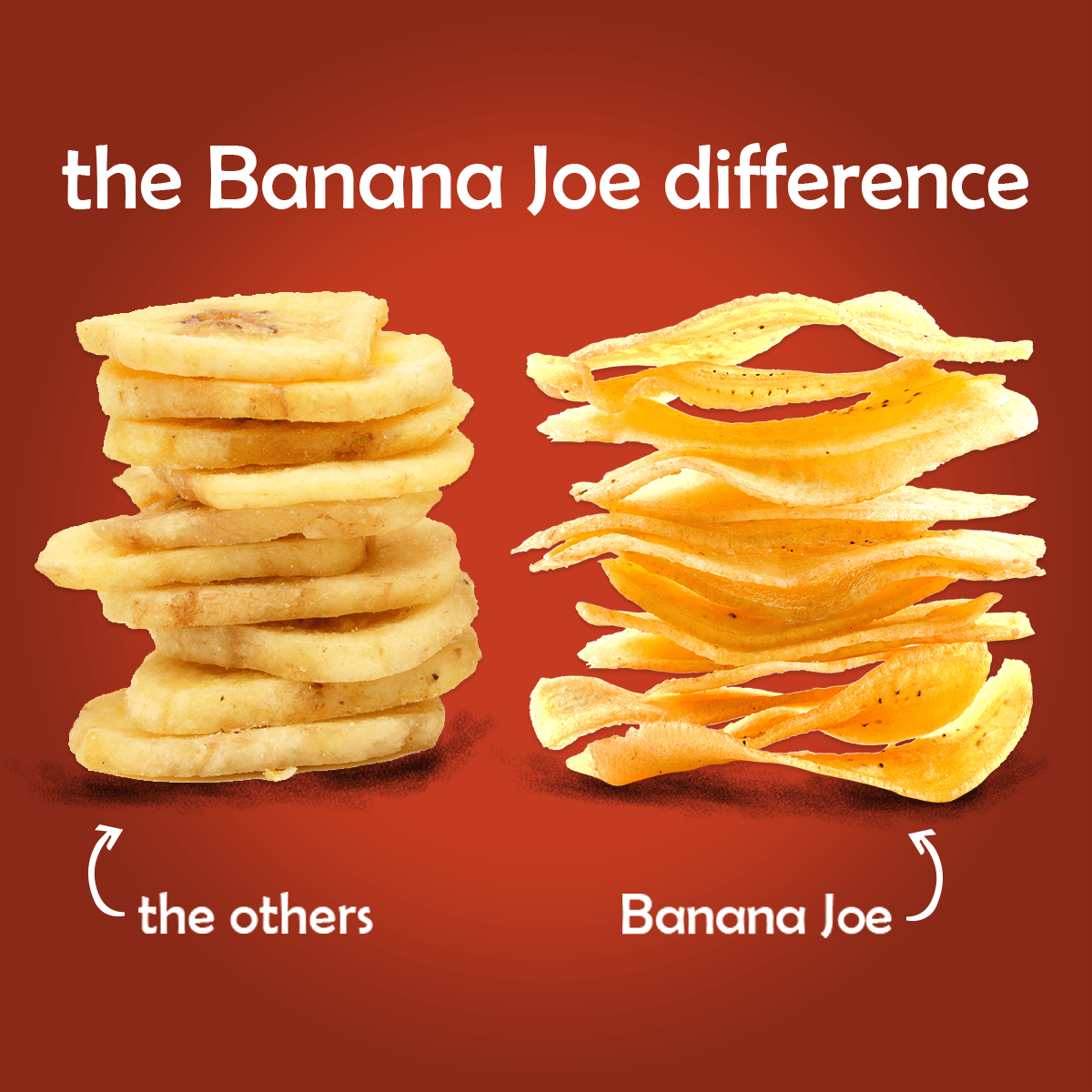 Banana Joe Snack Foods Banana Joe Banana Chips Thai Sweet Chili 6x46.8g