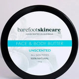 Barefoot Skincare Barefoot Skincare Unscented Face & Body Butter 88g