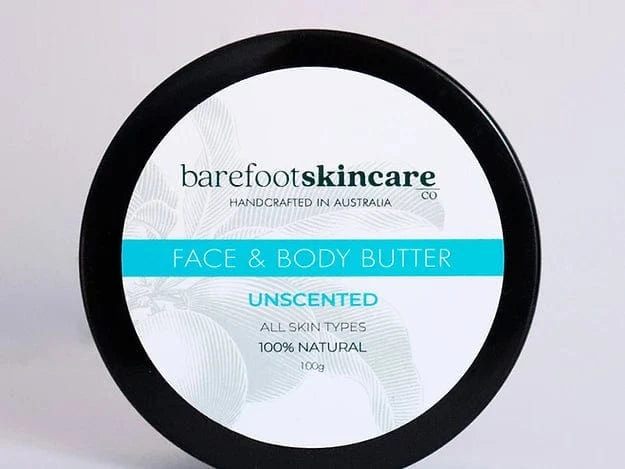 Barefoot Skincare Barefoot Skincare Unscented Face & Body Butter 88g