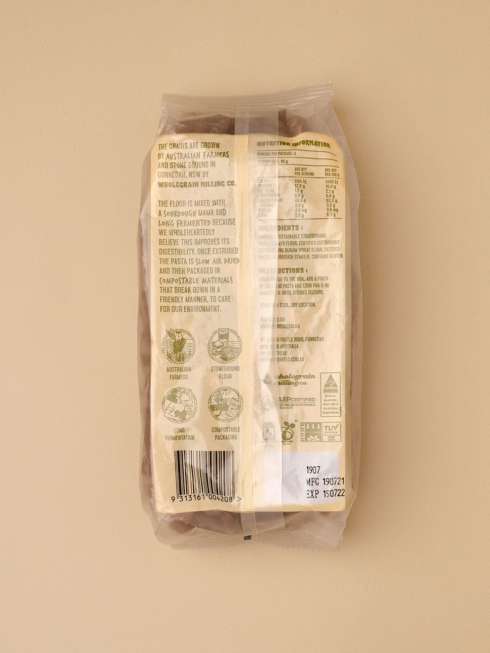 Berkelo Pasta Berkelo Sourdough Pasta Emmer Twists 400g