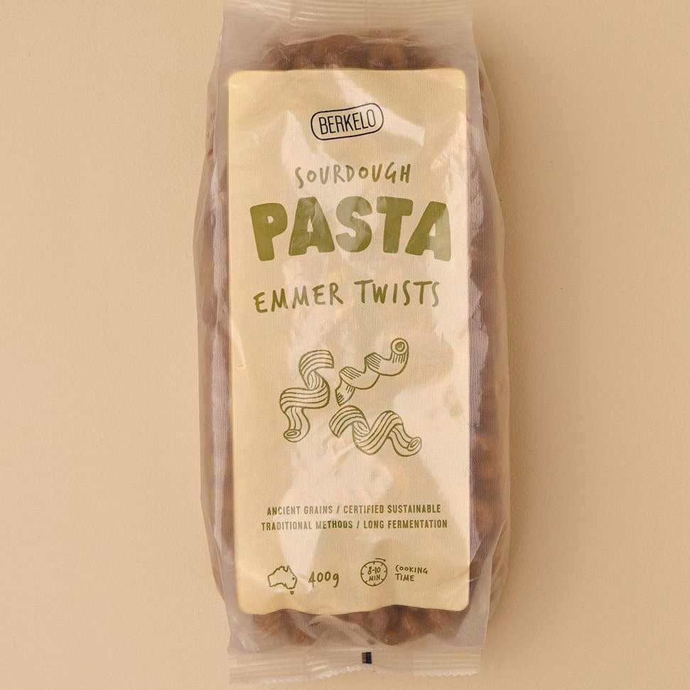 Berkelo Pasta Berkelo Sourdough Pasta Emmer Twists 400g