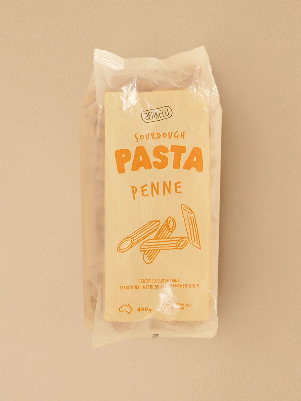 Berkelo Pasta Berkelo Sourdough Pasta Wholewheat Penne 400g
