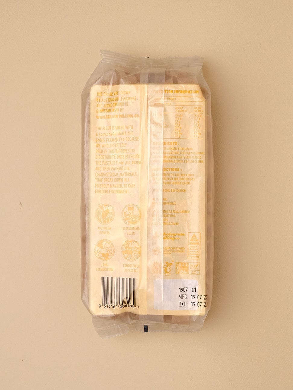 Berkelo Pasta Berkelo Sourdough Pasta Wholewheat Shells 400g