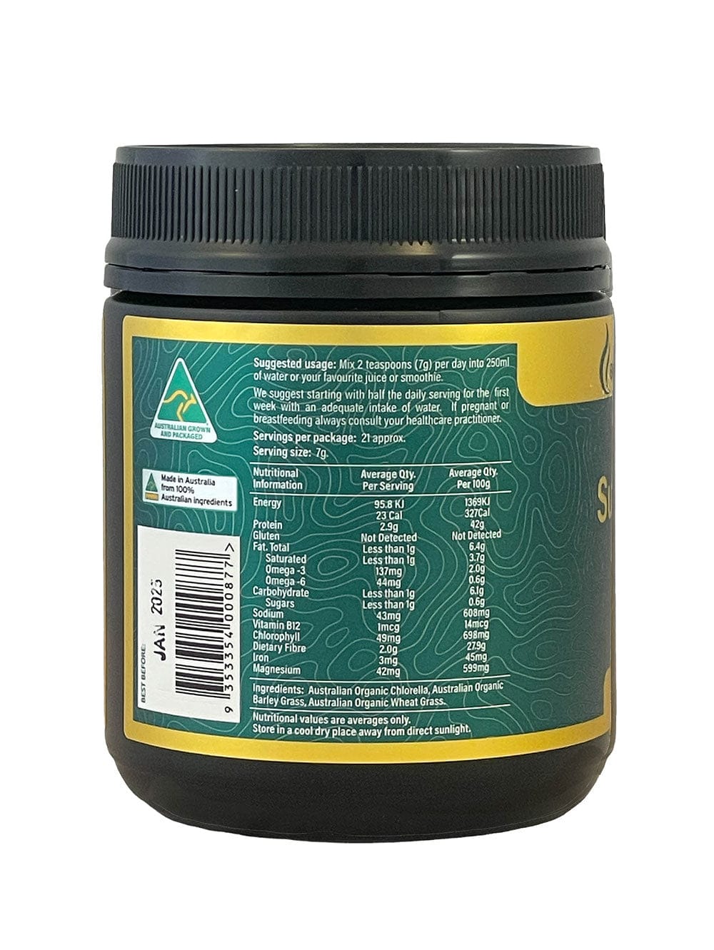BioGenesis Vitamins & Supplements BioGenesis Natural Australia (Travel Friendly) Organic Super Greens Powder