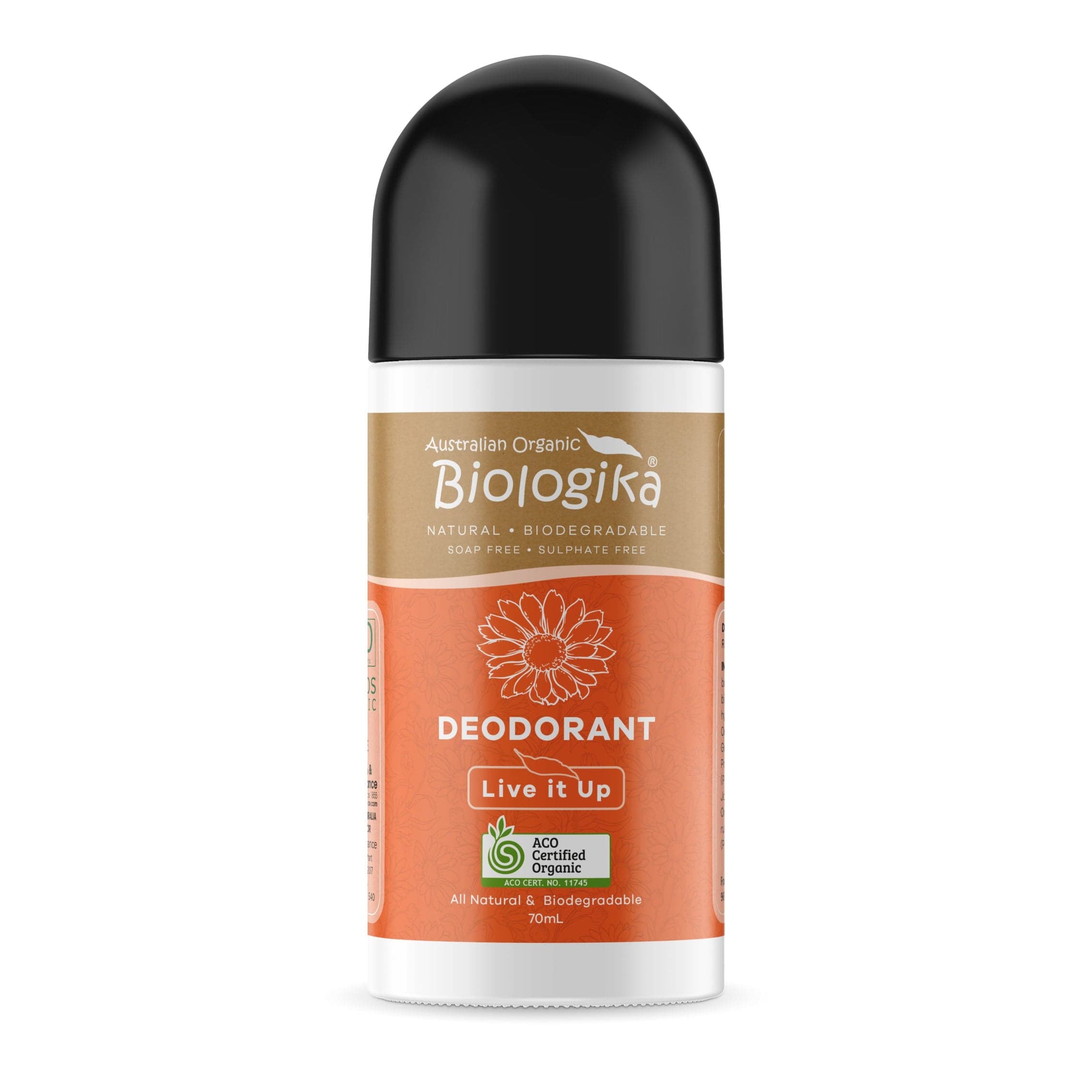 Biologika Deodorant Roll On Biologika Organic Live It Up Deodorant Roll On 70ml