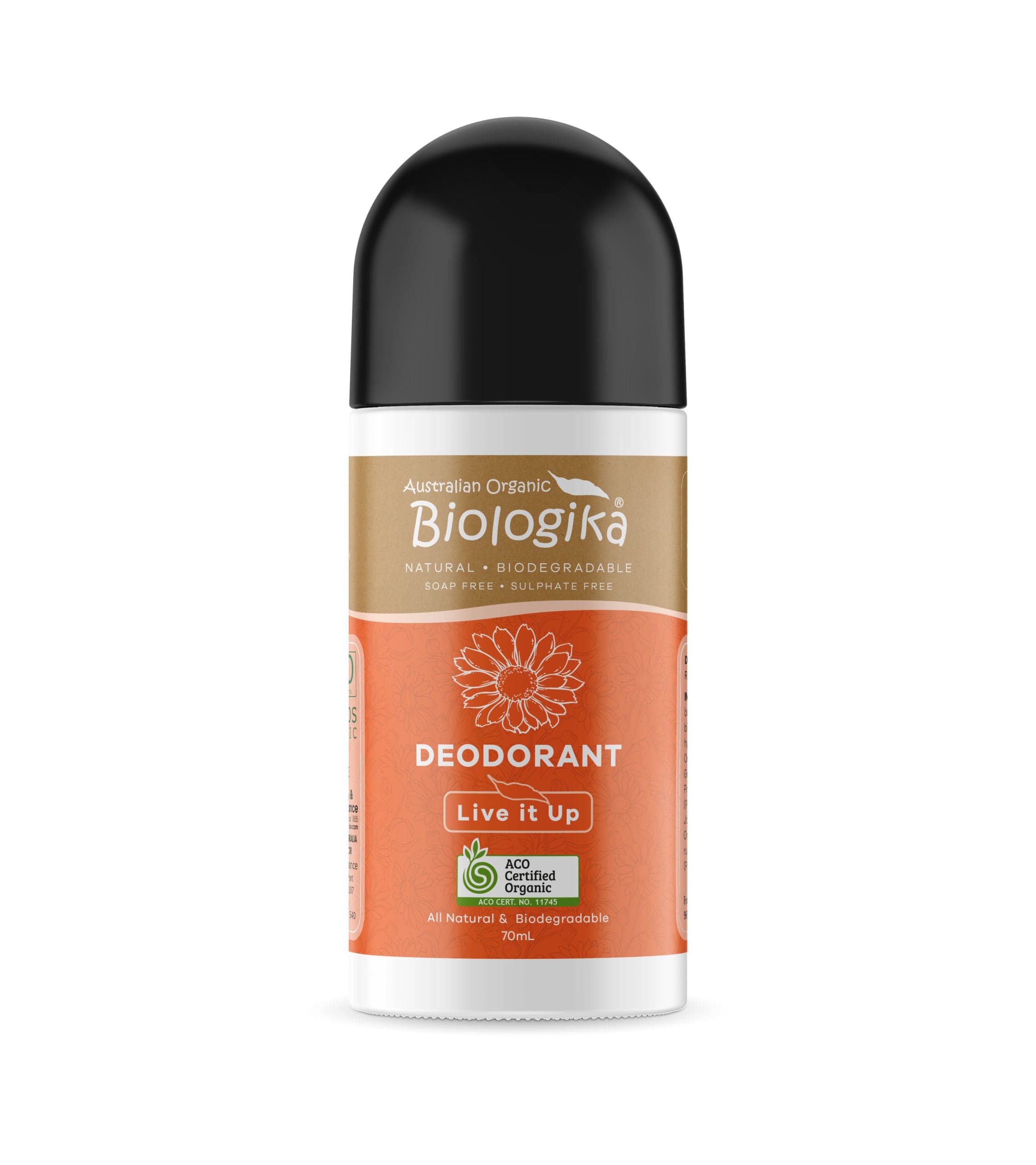 Biologika Deodorant Roll On Biologika Organic Live It Up Deodorant Roll On 70ml