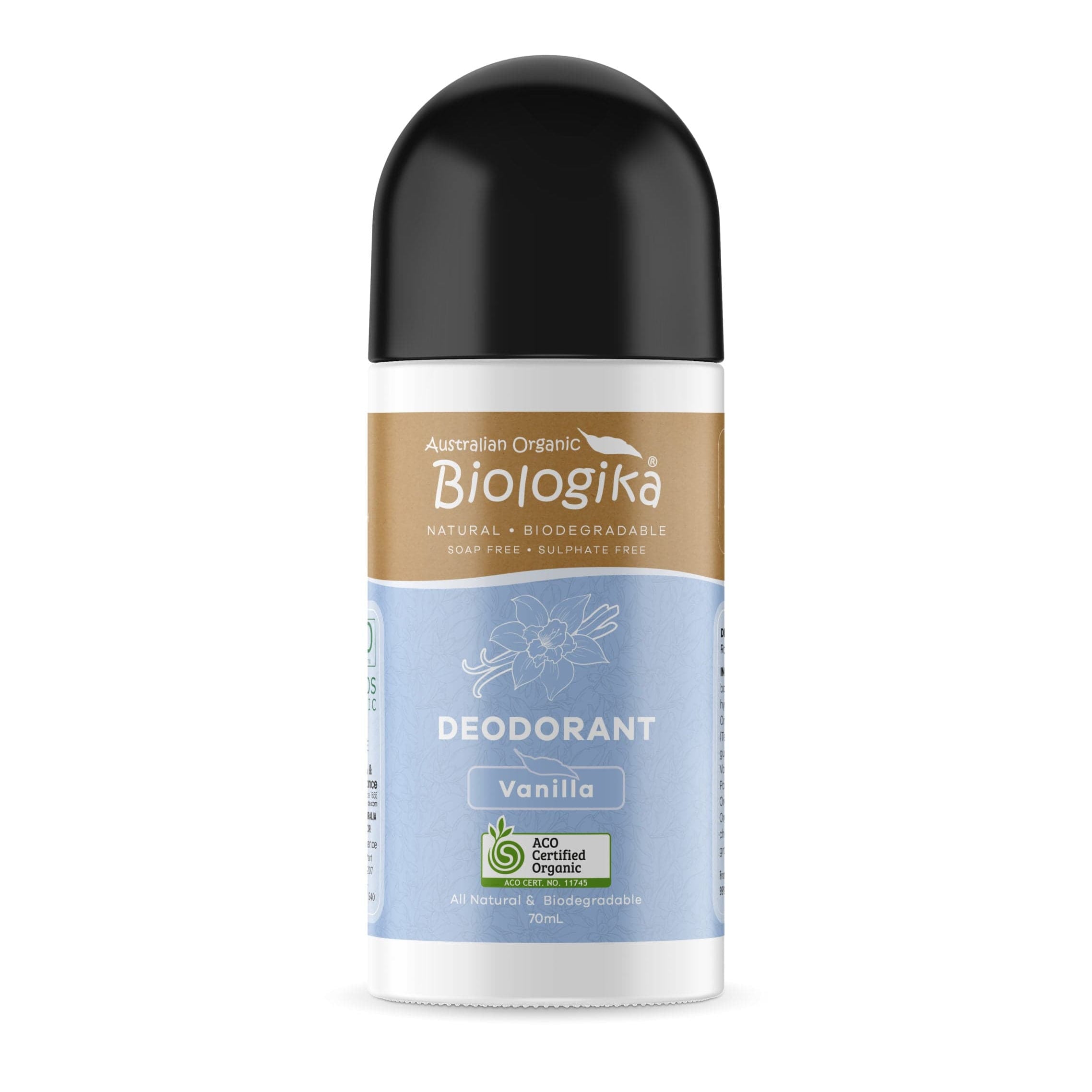 Biologika Deodorant Roll On Biologika Organic Vanilla Deodorant Roll On 70m