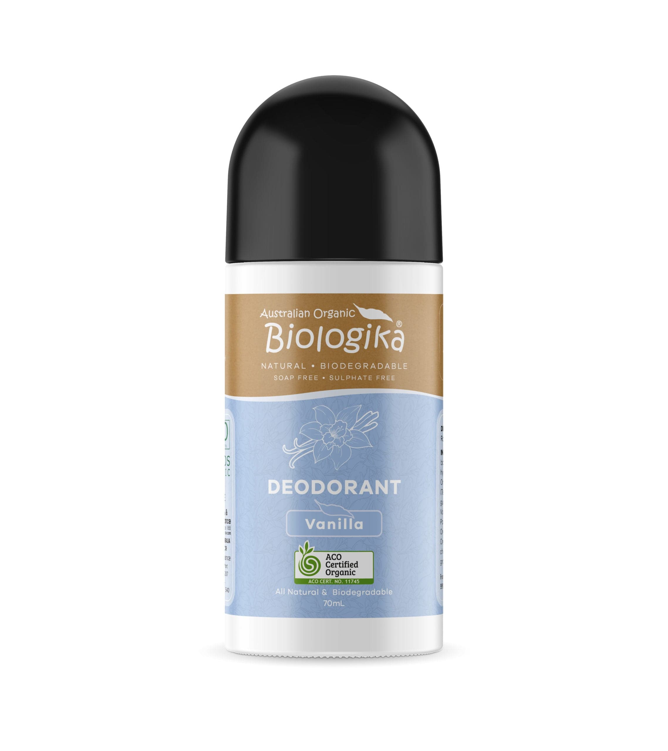 Biologika Deodorant Roll On Biologika Organic Vanilla Deodorant Roll On 70m