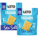keto naturals almond flour crackers  8 x 64g sea salt