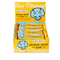 Blue Dinosaur Snack Foods BANANA BREAD 12x45g Blue Dinosaur Snack Bar 12x45g