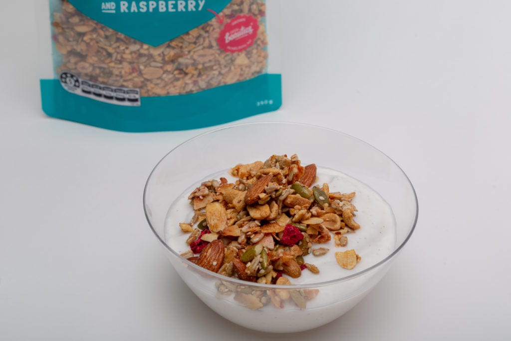 Blue Frog Cereal & Granola Blue Frog Keto Cereal - Almond Peanut & Raspberry 300g