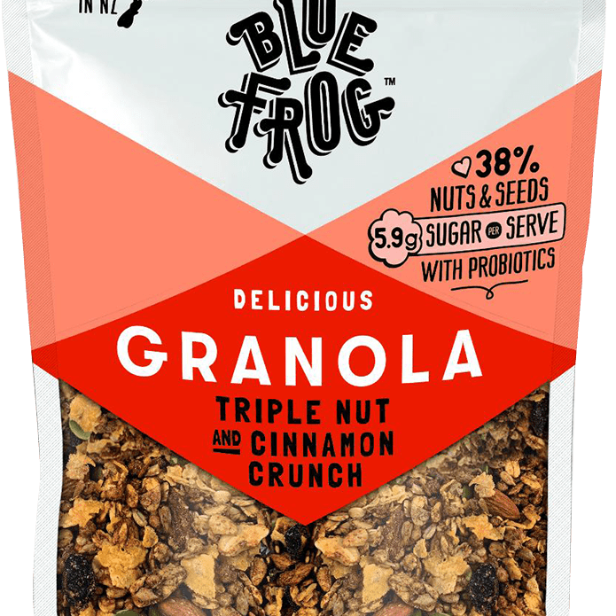 Blue Frog Cereal & Granola Blue Frog Triple Nut & Cinnamon Crunch Probiotic Granola 350g