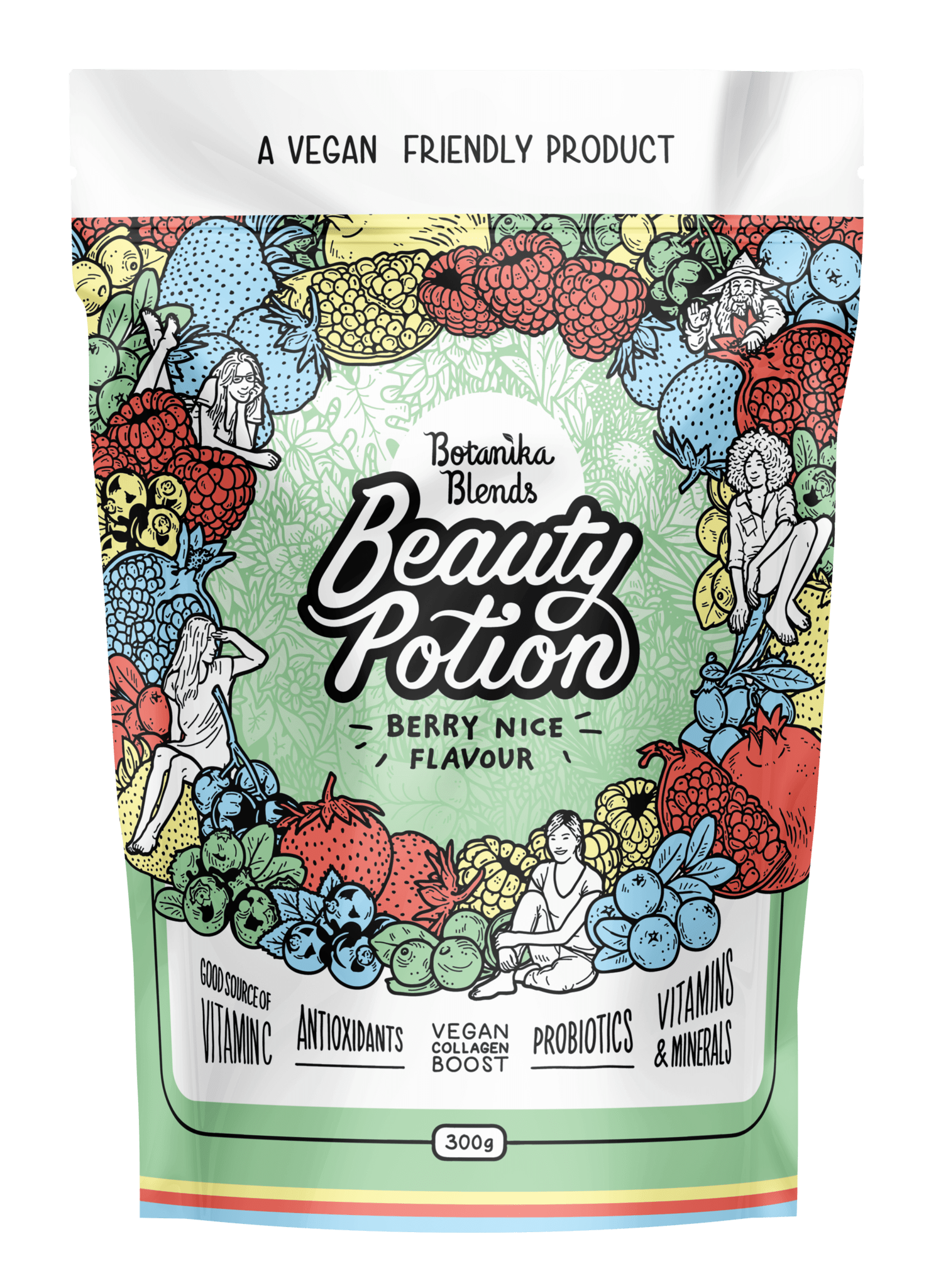 Botanika Blends Pantry Essentials Botanika Blends Beauty Potion - Berry Nice Vegan Collagen Boost 300G