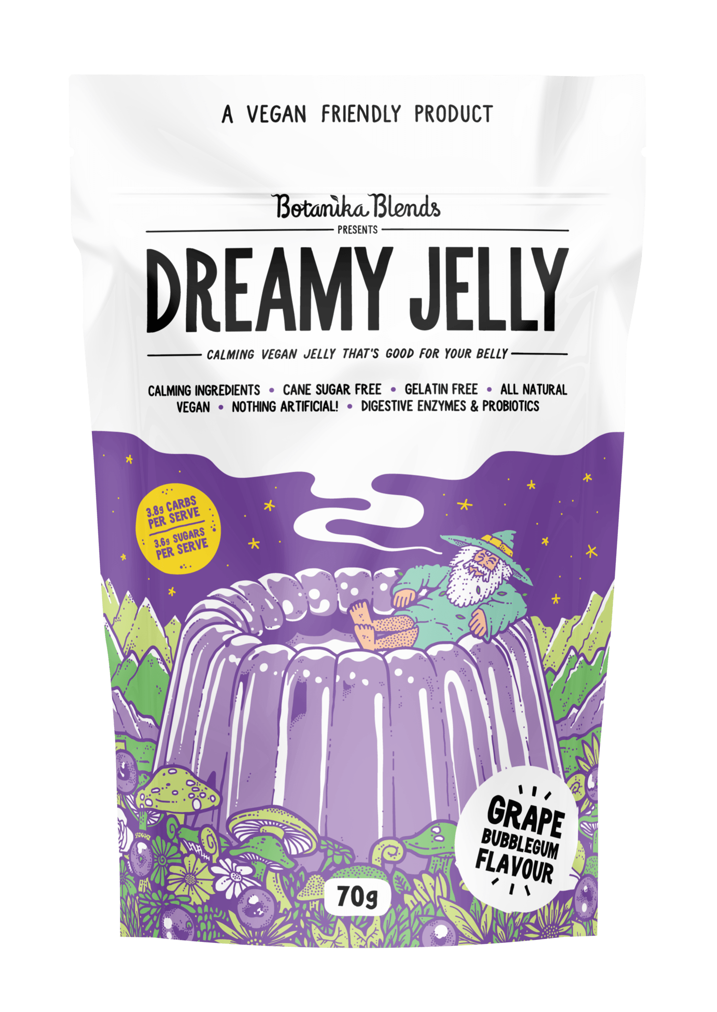 Botanika Blends Protein Powder Botanika Blends Dreamy Jelly Grape Bubblegum 70g